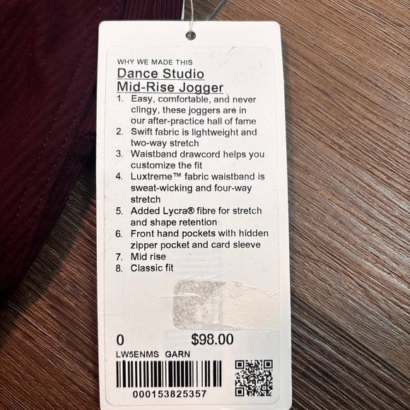 Lululemon - Dance Studio Mid-Rise Jogger - Picture 2 of 3